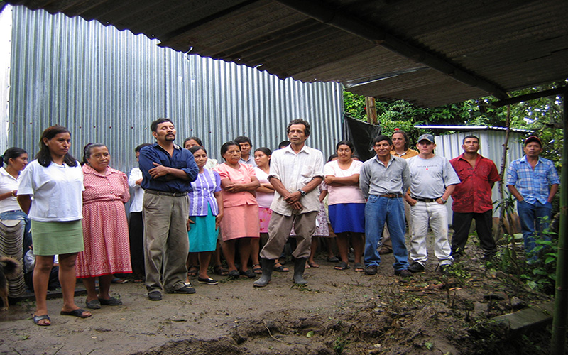 Community beneficiaries during a participatory design meeting